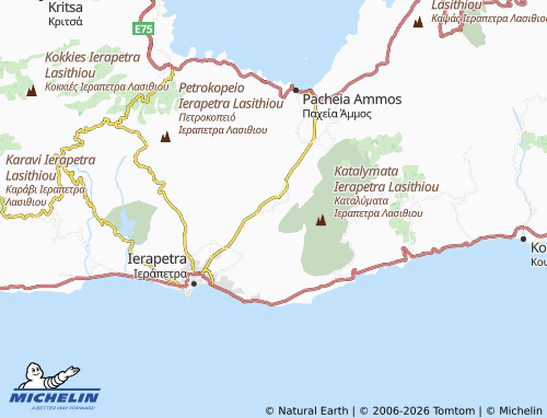 Carte MICHELIN Kato Chorio - ViaMichelin
