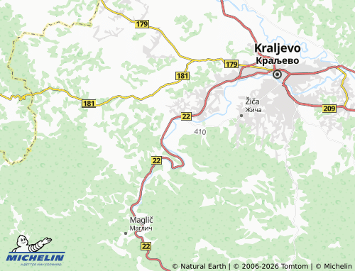 Mapa MICHELIN Mataruge - ViaMichelin