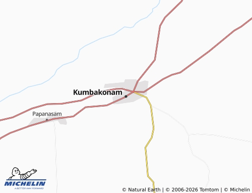 Mappa MICHELIN Kumbakonam - ViaMichelin