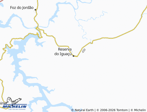 Mapa MICHELIN Reserva do Iguaçu - ViaMichelin