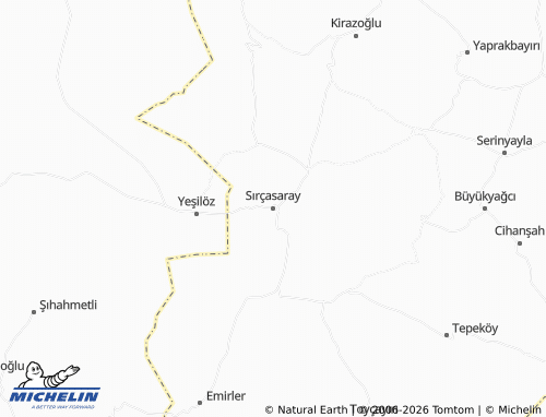 Mappa MICHELIN Sırçasaray - ViaMichelin