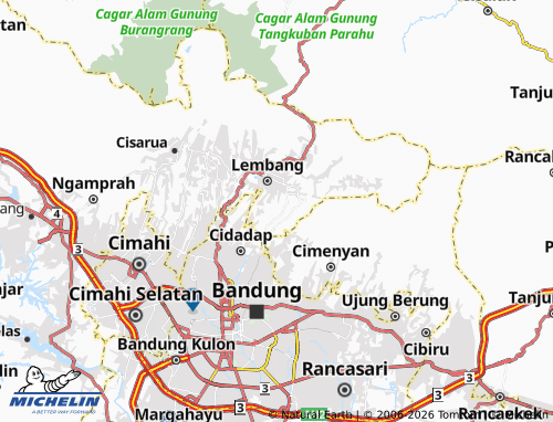 Carte MICHELIN Pagerwangi - ViaMichelin
