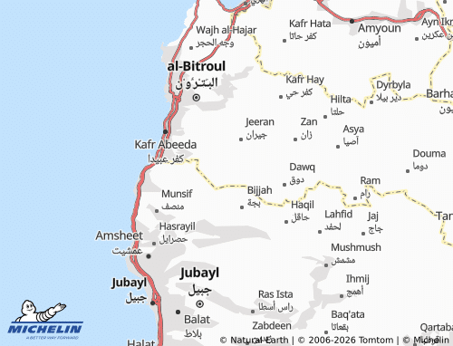 Carte MICHELIN Jirabta - ViaMichelin