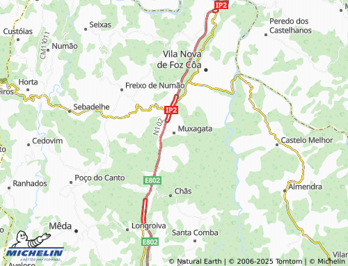 Mappa MICHELIN Muxagata - ViaMichelin