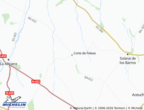 Carte MICHELIN Corte de Peleas - ViaMichelin