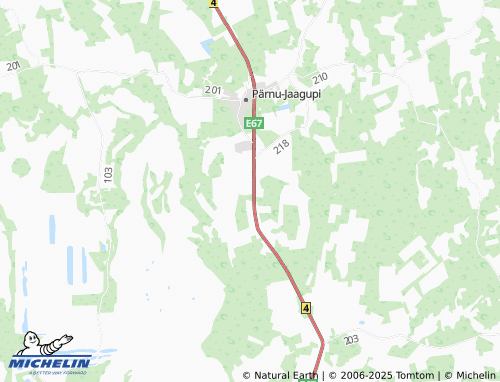 MICHELIN Tarva map - ViaMichelin