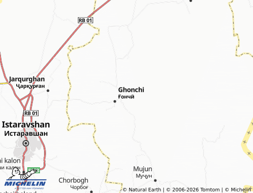 MICHELIN Ghazantarak map - ViaMichelin