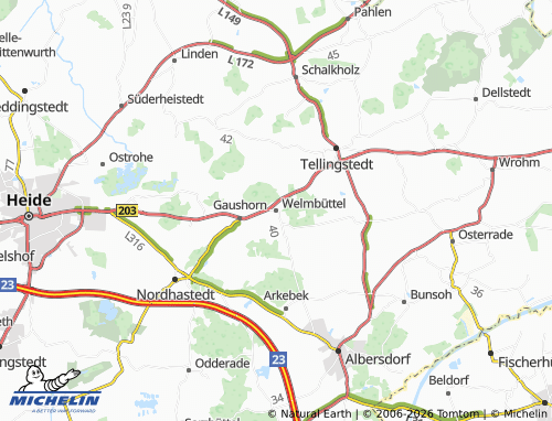 MICHELIN Welmbüttel map - ViaMichelin