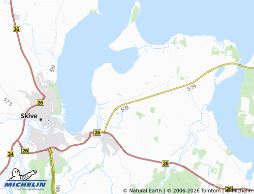 Mappa MICHELIN Højslev - ViaMichelin