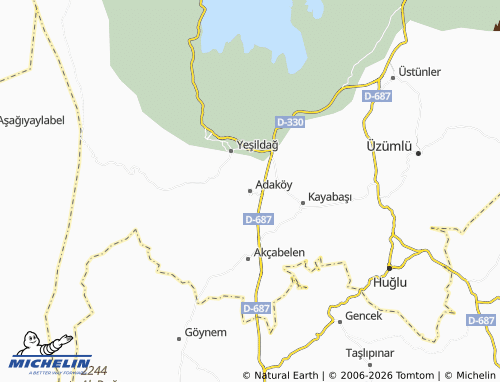 Mappa MICHELIN Adaköy - ViaMichelin