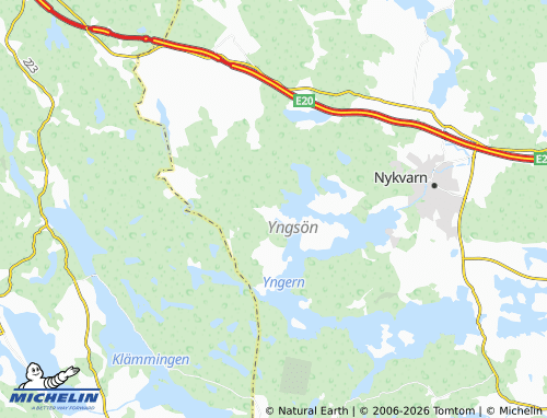 Mappa MICHELIN Ekudden - ViaMichelin