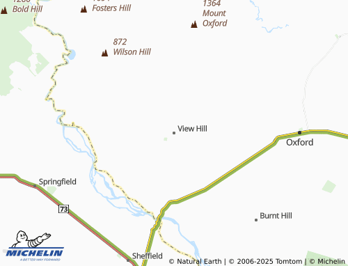 MICHELIN View Hill map - ViaMichelin