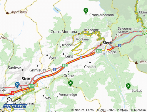 MICHELIN Valençon map - ViaMichelin