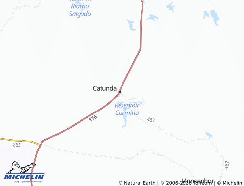 Carte MICHELIN Caixa d'Água - ViaMichelin