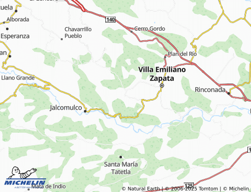 Mapa MICHELIN Cerro Colorado - ViaMichelin
