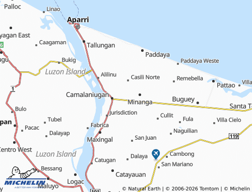 MICHELIN Casili Sur map - ViaMichelin