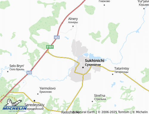 MICHELIN-Landkarte Bordukovo - ViaMichelin