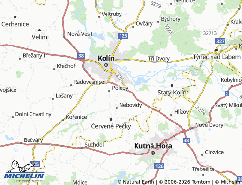 Mappa MICHELIN Hluboký Důl - ViaMichelin