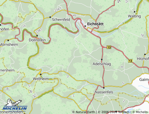 Mapa MICHELIN Ochsenfeld - ViaMichelin