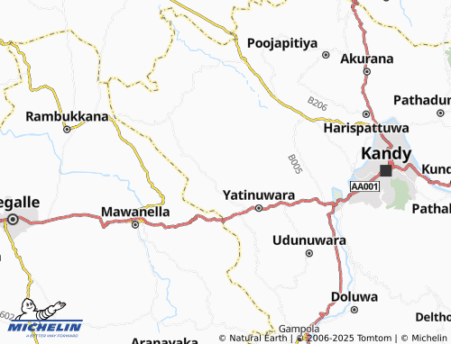 MICHELIN Kotaligoda North map - ViaMichelin