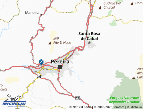 Carte MICHELIN Santa Teresita - ViaMichelin