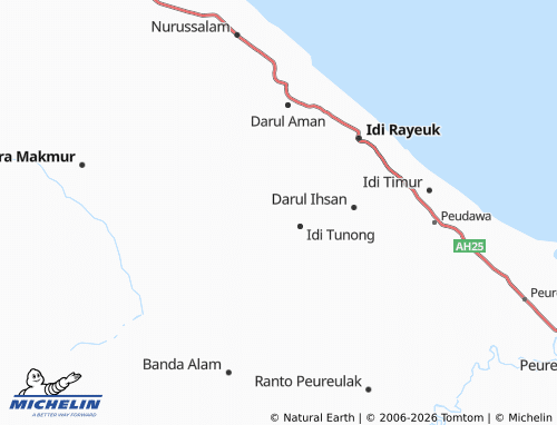 MICHELIN Keude Keumuneng map - ViaMichelin