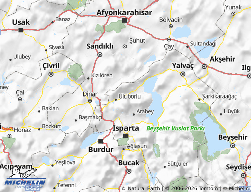 Mappa MICHELIN Senirkent - ViaMichelin