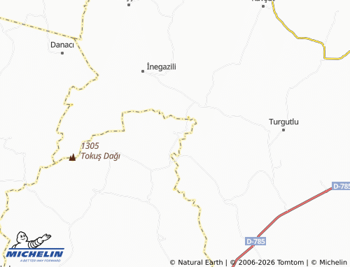 MICHELIN Karaköseli map - ViaMichelin