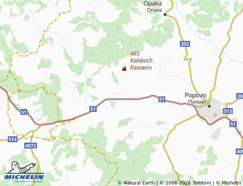 Mapa MICHELIN Kovachevets - ViaMichelin