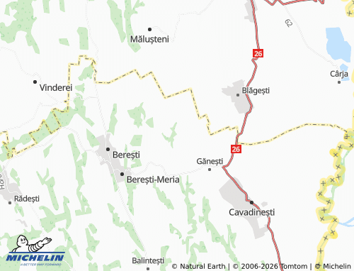 Mappa MICHELIN Prodănești - ViaMichelin