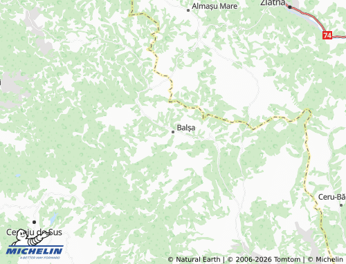 Mappa MICHELIN Balșa - ViaMichelin