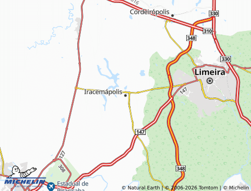 Mappa MICHELIN Iracemápolis - ViaMichelin