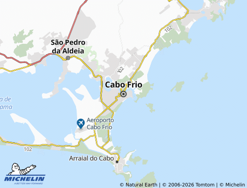Mappa MICHELIN Cabo Frio - ViaMichelin