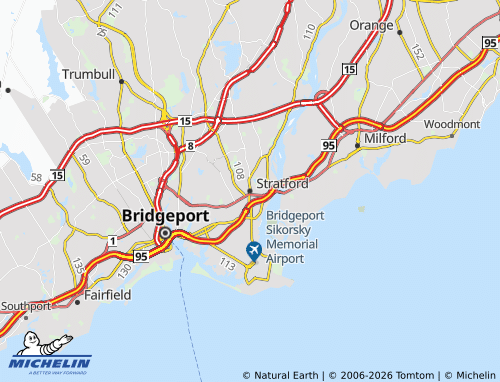 Carte MICHELIN Stratford - ViaMichelin