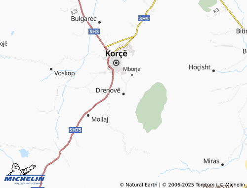 MICHELIN Drenovë map - ViaMichelin