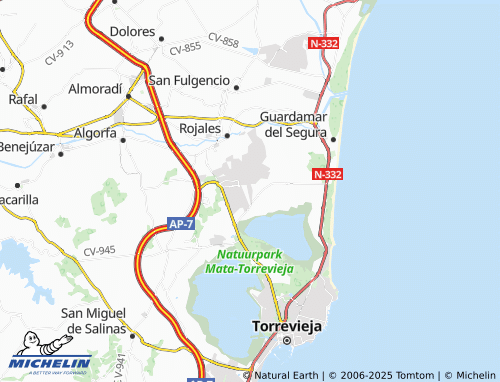 MICHELIN Urbanización Pueblo Bravo map - ViaMichelin