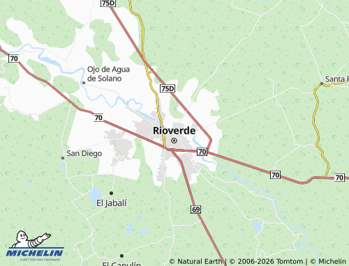 Mapa MICHELIN Los Nogales - ViaMichelin