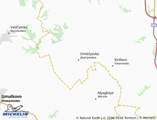 Carte MICHELIN Dmitriyevka - ViaMichelin