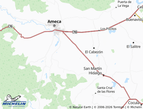 MICHELIN Huerta de San Javier map - ViaMichelin