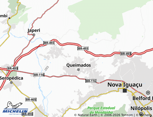 Mapa MICHELIN Parque Todos Os Santos - ViaMichelin