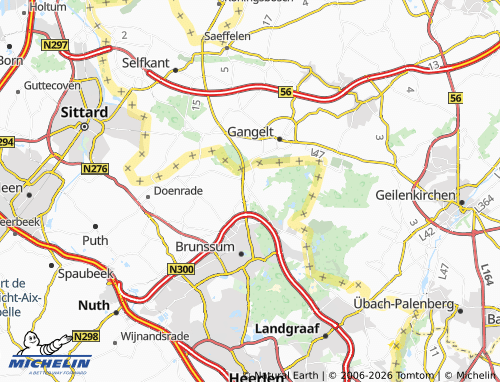 MICHELIN Schinveld map - ViaMichelin
