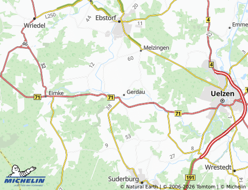 MICHELIN Gerdau map - ViaMichelin