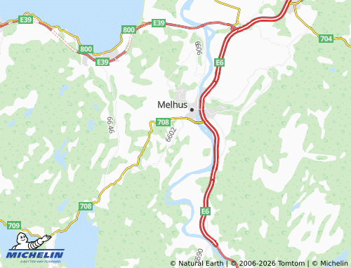 MICHELIN-Landkarte Brekkås - ViaMichelin