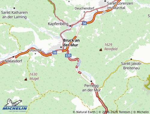 MICHELIN Übelstein map - ViaMichelin