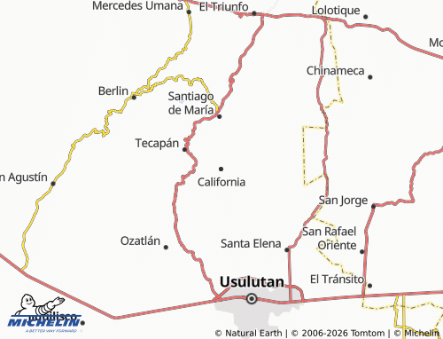 Mappa MICHELIN California - ViaMichelin