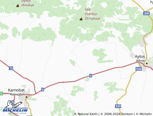 Mappa MICHELIN Chernograd - ViaMichelin