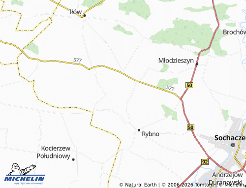 Carte MICHELIN Antosin - ViaMichelin