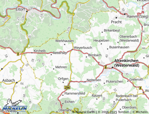 MICHELIN-Landkarte Hilkhausen - ViaMichelin