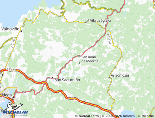 MICHELIN-Landkarte San Ramón - ViaMichelin