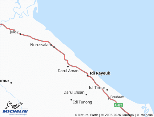 Mappa MICHELIN Kuala Idi Cut - ViaMichelin